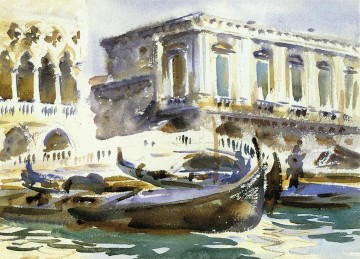 ドックスケープ Painting - ヴェネツィア 刑務所のボート ジョン・シンガー・サージェント